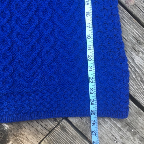 Aran Mor Irish made merino wool sweater sz medium - Picture 7 of 12